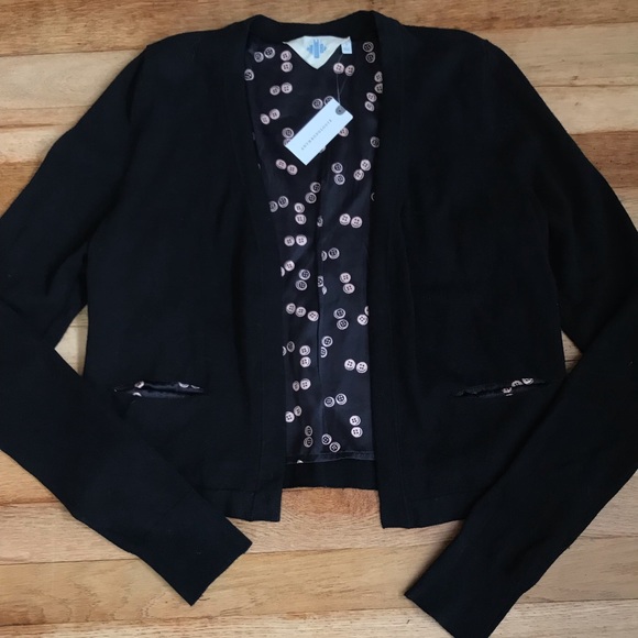 Anhropology Black Cardigan - Picture 1 of 2